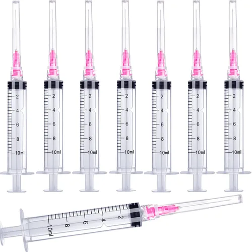 Vista 9 de Paquete de 25 jeringas de plástico de 1ml/cc con 25 Ga y tapa, envueltas individualmente selladas, para laboratorios científicos, medición