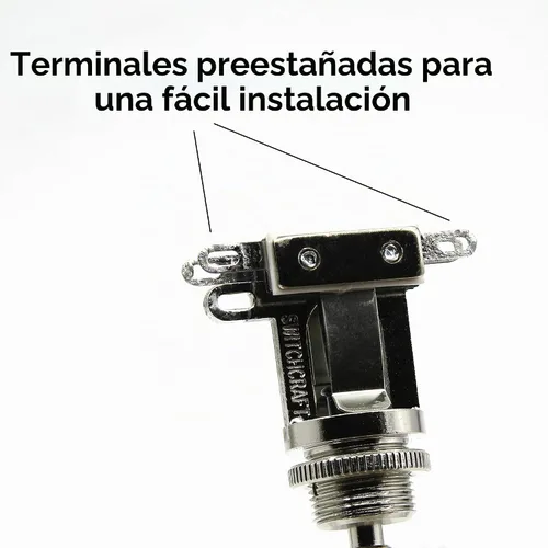 Vista 4 de Switchcraft - Interruptor de palanca de 3 vías con punta auténtica, palanca corta para guitarra eléctrica Les Paul (punta negra)