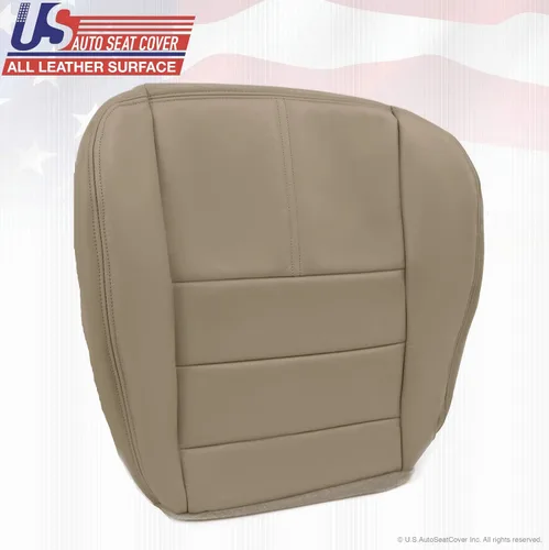 Vista 2 de 2008 2009 2010 para Ford F550 Lariat Driver parte inferior de cuero de repuesto cubierta de asiento marrón