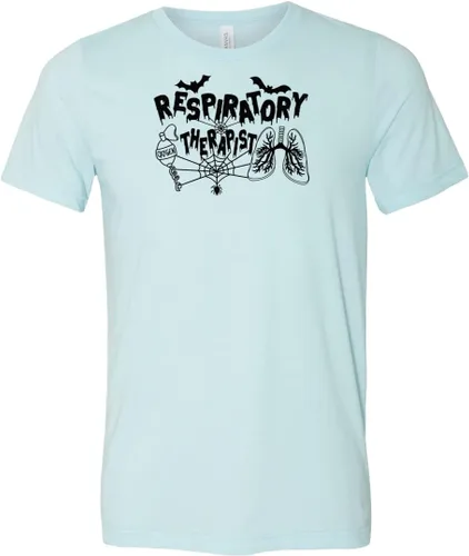 Vista 2 de Halloween Themed Respiratory Therapist Shirt, Sleep Therapy Shirt, Gift For Respiratory Therapist Tee