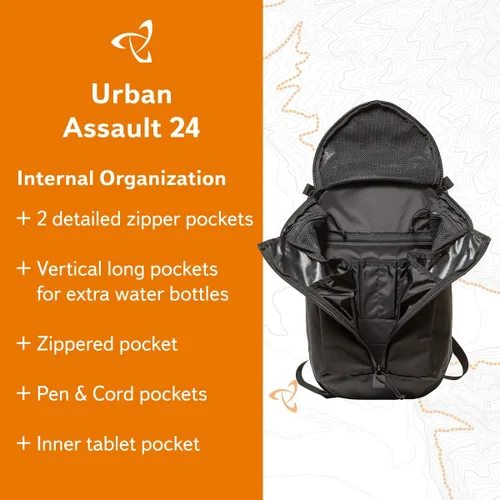 Vista 4 de Mystery Ranch Urban Assault 24 - Mochila inspirada en mochilas de asalto militar 24L