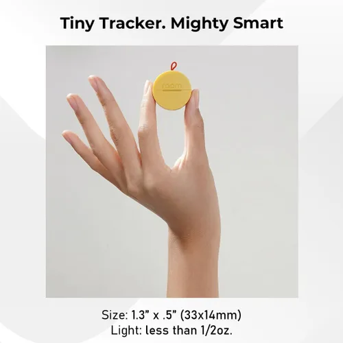 Vista 8 de ROAM SMART TRACKER - Rastreador Bluetooth y localizador de artículos para llaves, equipaje, equipo para niños y mascotas, (iOS, Android), sin Negro