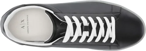 Vista 5 de Armani Exchange Mens Low Top Leather Sneaker