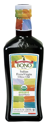 Vista 4 de BONO Aceite de oliva virgen extra orgánico 100% italiano, paquete de 3
