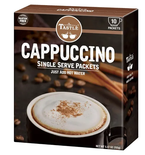 Vista 2 de Cafe Tastlé Café capuchino de una sola porción, 10