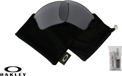 Vista 2 de Oakley Original Flak Jacket XLJ OO9009 Replacement Lenses +BUNDLE Bag+Designer iWear Care Kit