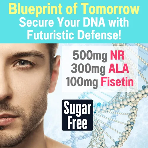 Vista 5 de Gomitas sin azúcar de 1500 mg NAD+ NAD + Plus NR TMG ALA Trans-Resveratrol Fisetina Suplementos Nicotinamida ribósido trimetilglicina ácido alfa