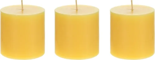 Vista 17 de Mega Candles 1 vela perfumada de citronela sólida, vela de cera vertida a mano de 2 x 3 pulgadas, uso en interiores y exteriores, campamento