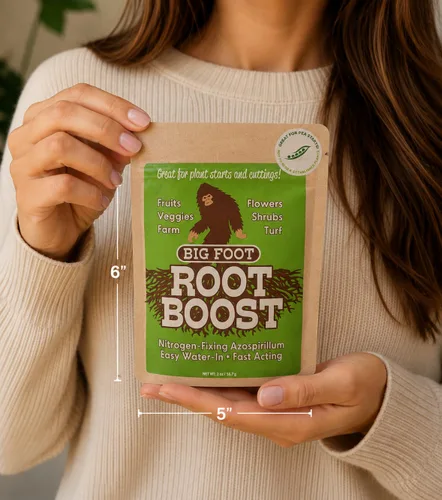 Vista 11 de Big Foot Polvo soluble en agua probiótico para plantas establecidas y trasplantes – Cultiva el tamaño de la raíz, aumenta el nitrógeno, cultiva