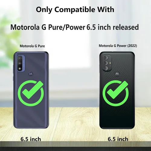 Vista 3 de Funda para Moto G Pure,3D hecha a mano de lujo con piedras impresionantes con diamantes de imitación de cristal con purpurina para Motorola Moto G