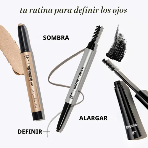 Vista 8 de IT Cosmetics Brow Power Lápiz de cejas – Tonos universales – Fórmula de larga duración, a prueba de golpes, con biotina – Cejas de aspecto natural