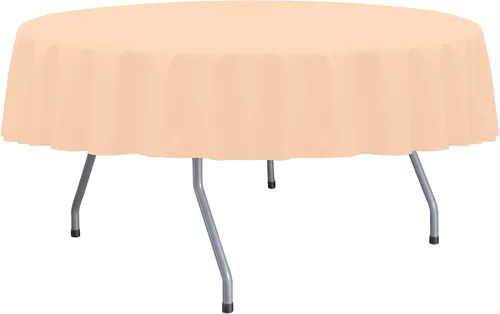 Vista 3 de Ultimate Textile Cotton-Feel - Mantel redondo de comedor fino de 72 pulgadas, color verde militar