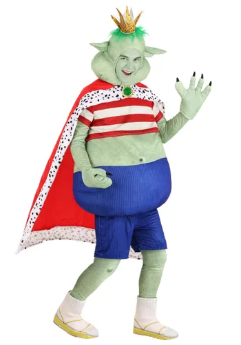 Vista 2 de Disfraz de Príncipe Gristle Trolls para Hombre Multicolor