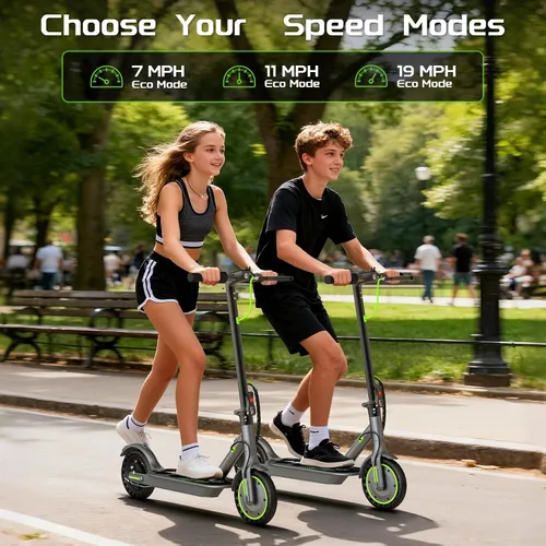Vista 9 de MAXSHOT Scooter eléctrico para niños grandes, velocidad máxima 9/16/19MPH