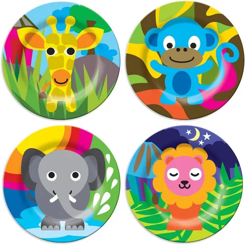 Vista 8 de Vaso infantil para jugo diseño de la selva French Bull, Láminas , S, Farm Granja