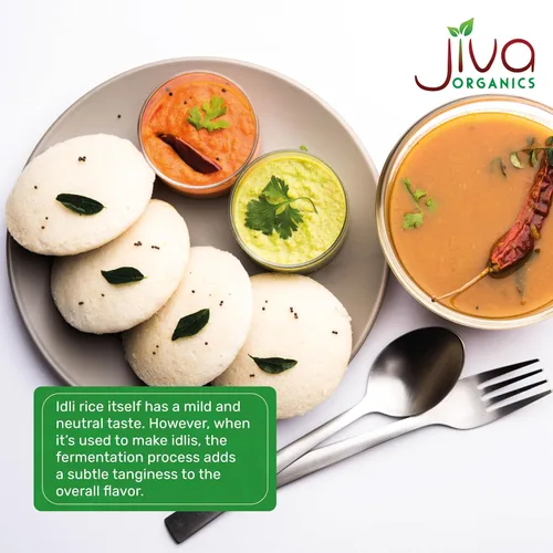 Vista 5 de Jiva Organic Idli Rice - Bolsa de 10 libras, sin OMG, orgánico USDA, vegano, perfecto para Idli y Dosa, arroz parboiled de grano corto