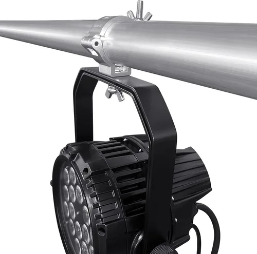 Vista 5 de Abrazadera TUV, 10 abrazaderas de aluminio de alta calidad de 2 pulgadas para luces de escenario, abrazaderas O de luz LED PAR, cabeza móvil, ajuste