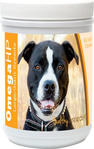 Vista 140 de Healthy Breeds Affenpinscher Omega HP - Masticables suaves para piel y pelaje, 60