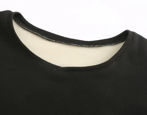 Vista 9 de Conjunto de ropa interior térmica para mujer, camisa térmica y pantalones cálidos, juego de capa base para clima frío (sin batería)
