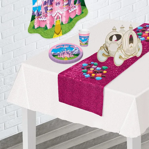 Vista 4 de Beistle Centros de mesa de carro 3D, 11 x 7.5 pulgadas, juego de 3 decoraciones de mesa de princesa, suministros para fiesta de cumpleaños