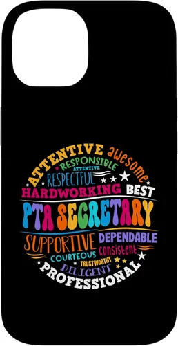 Vista 4 de iPhone 16 Parents Teacher Association Team Supporter PTA Secretary Case