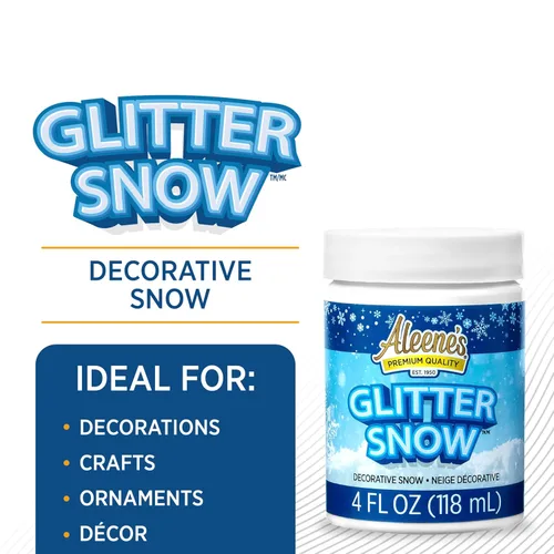 Vista 2 de Aleene's Nieve con Purpurina 4 oz