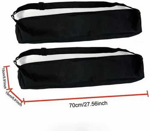 Vista 3 de Estuche de transporte para trípode de cámara con correa para el hombro de 27 pulgadas de largo, bolsa de trípode para micrófono, soporte