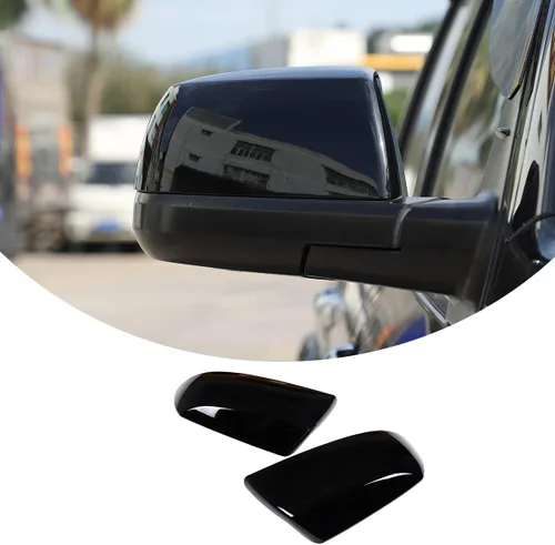 Vista 12 de Accesorios para cubierta de espejo retrovisor exterior para Toyota Tundra 2007-2021/Sequoia 2008-2020, cubiertas de protección de espejo retrovisor