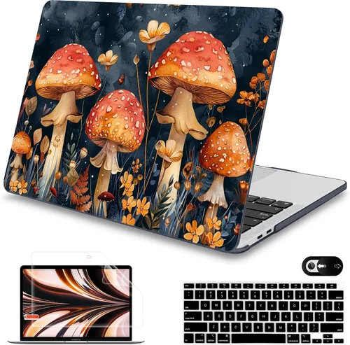Vista 20 de Mektron para MacBook Air 13 Funda A1466/A1369 (Versión 2010-2017), Cubierta de carcasa rígida de plástico con fijación a presión para MacBook Air
