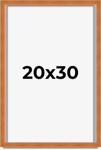Vista 196 de Marco de 3 x 3 pulgadas de madera maciza de nuez y miel marrón con plexiglás acrílico UV, respaldo de tablero de espuma y accesorios para colgar