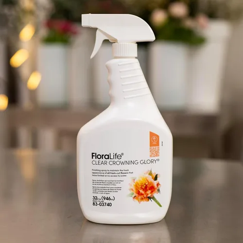 Vista 3 de Crowning Glory - Spray para flores. 32 fl. Oz., Transparente
