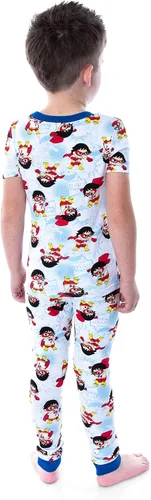 Vista 3 de Komar Kids Boys' Ryan's World 4 Piece Cotton Pajamas