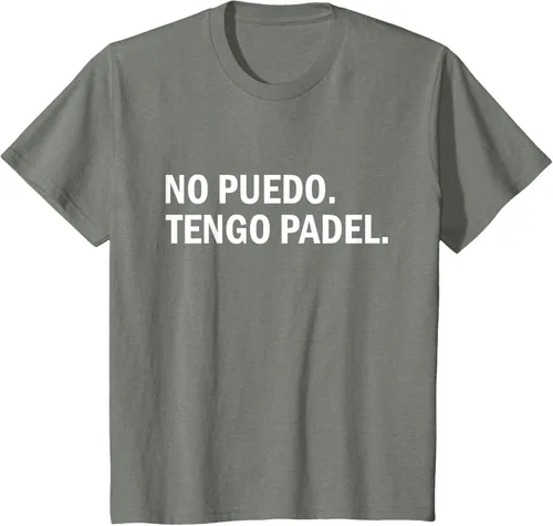 Vista 95 de Camiseta de jugador divertido No Puedo Tengo Padel Hobby