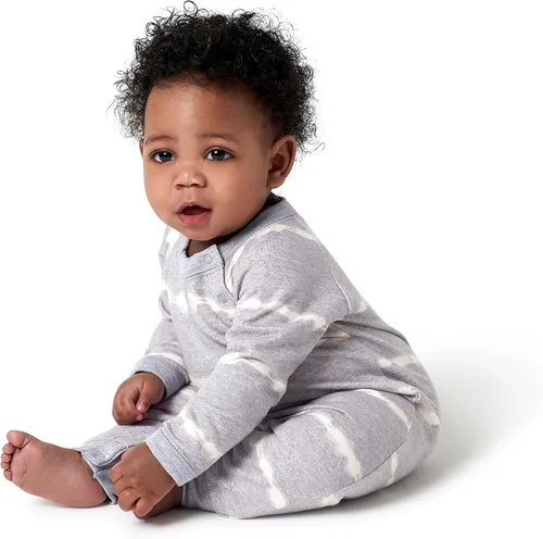 Vista 2 de Gerber baby-boys 2-pack Long Leg RomperBaby and Toddler T-Shirt Set