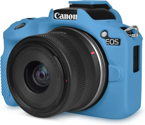 Vista 14 de Rieibi EOSR50 EOS R50 Estuche, Estuche Protector de Silicona Suave para Cámara Vlogging Canon EOS R50 EOSR50, Estuche de Cámara Ligero EOS R50