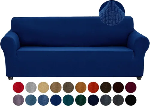 Vista 54 de Joccun Funda Elástica para Silla Sofá, Funda de Sofá de 1 Pieza Tela Jacquard de Spandex con Parte Inferior Elástica, Protector de Muebles Lavable