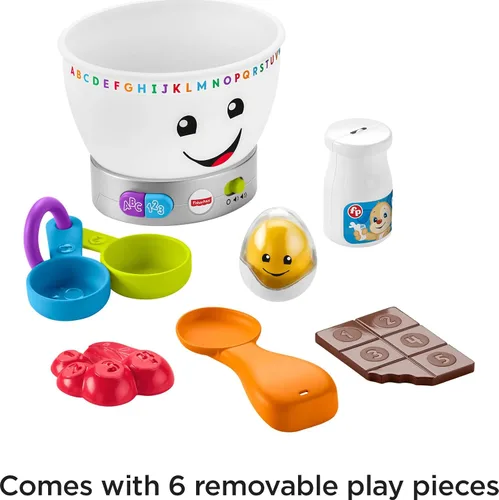 Vista 5 de Fisher-Price Laugh & Learn Magic Color - Cuenco para mezclar, jueguete músical para bebé