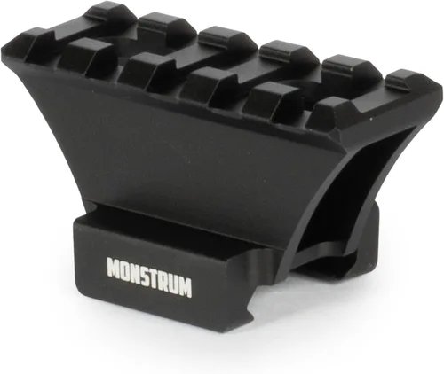 Vista 11 de Monstrum Razorclaw - Soporte elevador Picatinny ultraligero con base de parada de retroceso
