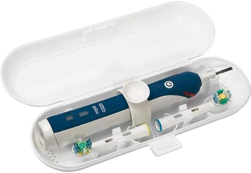 Vista 8 de Nincha Estuche de viaje para cepillo de dientes eléctrico de plástico para Oral-B Pro Series, Azul