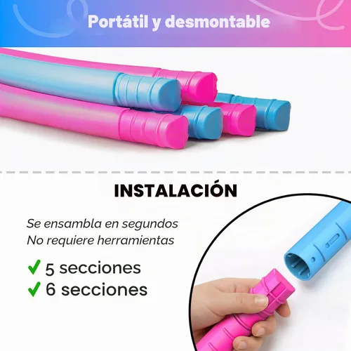 Vista 3 de Liberry Juguete deportivo de aro de ejercicio para niños mayores de 3 años