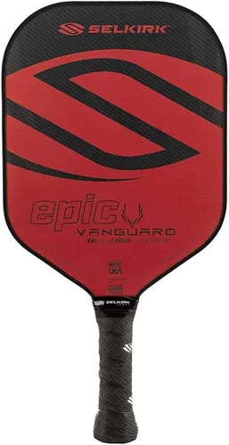 Vista 26 de Selkirk Sport Vanguard - Paleta híbrida de pickleball de fibra de carbono con núcleo de polipropileno X5, raquetas de pickleball