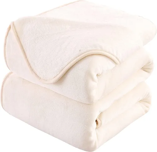 Vista 8 de Manta Snuggle Sac extra mullida, manta de forro polar para viajes, manta para sofá, cama, sofá, manta cálida y suave con patrón a rayas, 50 x 60