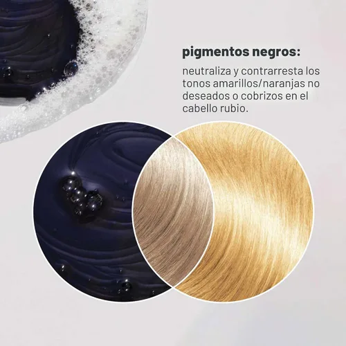 Vista 5 de milk_shake Icy Blond Shampoo - Pigmento negro para cabello muy ligero y platino Fl Oz