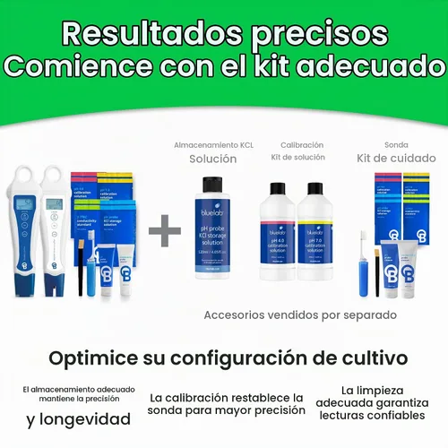 Vista 7 de Bluelab PENSTP Paquete Inicial de pH y Conductividad - Kit de Gestión de Solución Nutritiva de Precisión con Medición de Temperatura, Plumas