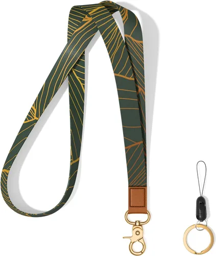 Vista 14 de Llavero con cordón para el cuello, llavero con correa larga para mujeres y hombres, llaves del automóvil, insignias de identificación, tarjeta