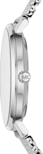 Vista 2 de Michael Kors Pyper - Reloj de acero inoxidable para mujer, con correa de acero, cuero o silicona