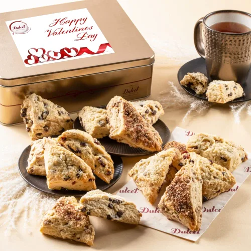 Vista 17 de Dulcet Gift Baskets Artesano Scone - Lata de regalo para el día del padre, pasteles gourmet para papá, abuelo, novio o compañero de trabajo.