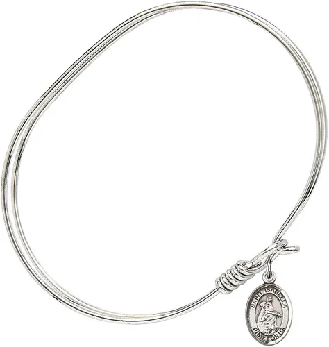 Vista 2 de Gancho de ojo ovalado pulsera pulsera wSt Isabel De Portugal En Plata De Ley