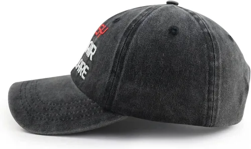 Vista 3 de Goyklrb Gorra de béisbol para mujeres y hombres, divertida gorra de béisbol ajustable de algodón lavado
