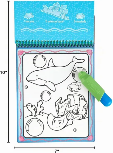 Vista 10 de Melissa & Doug Water Wow! - Paquete de almohadillas de revelación de agua, granja, safari y bajo el mar